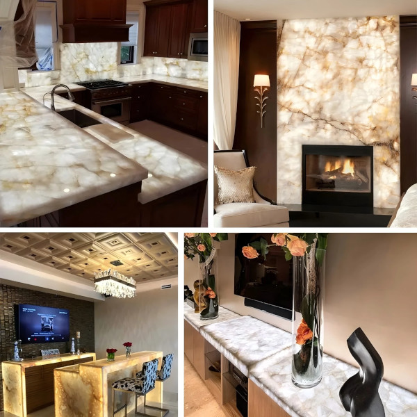 inspirations feuilles LED blanc variable